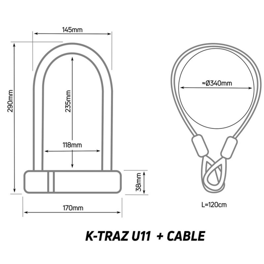 Securite Zéfal | K-Traz U11 Cable