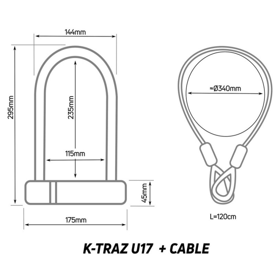 Securite Zéfal | K-Traz U17 Cable